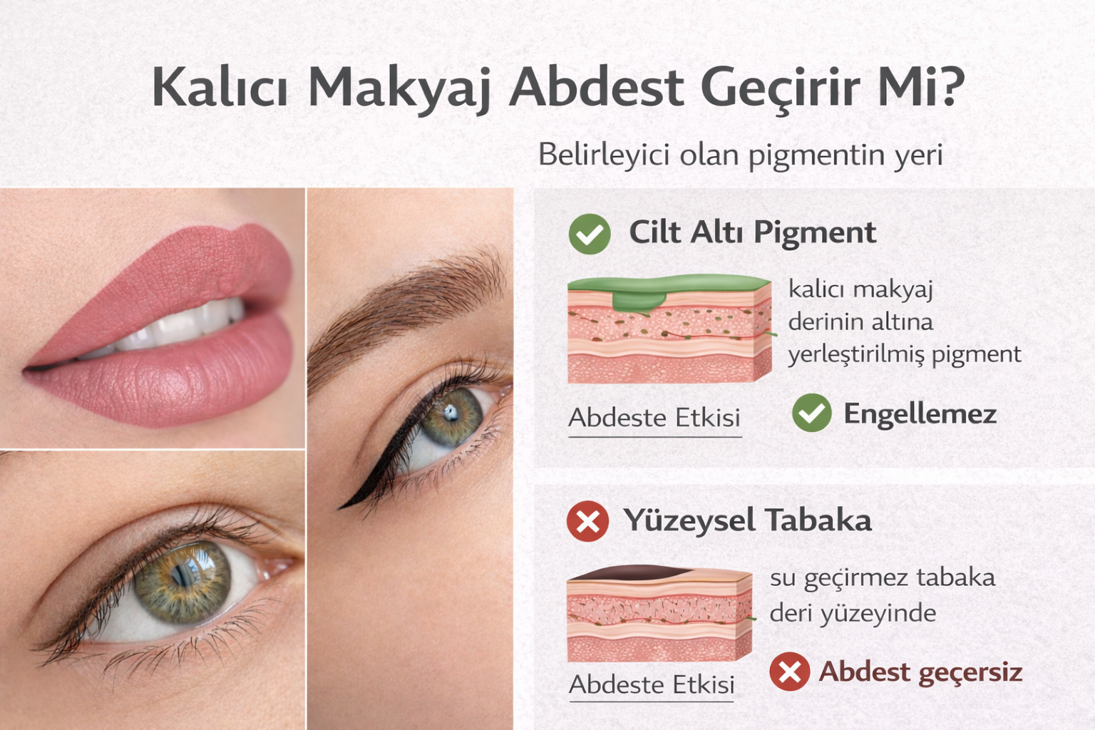 Kalıcı Makyaj Abdest Geçirir mi?