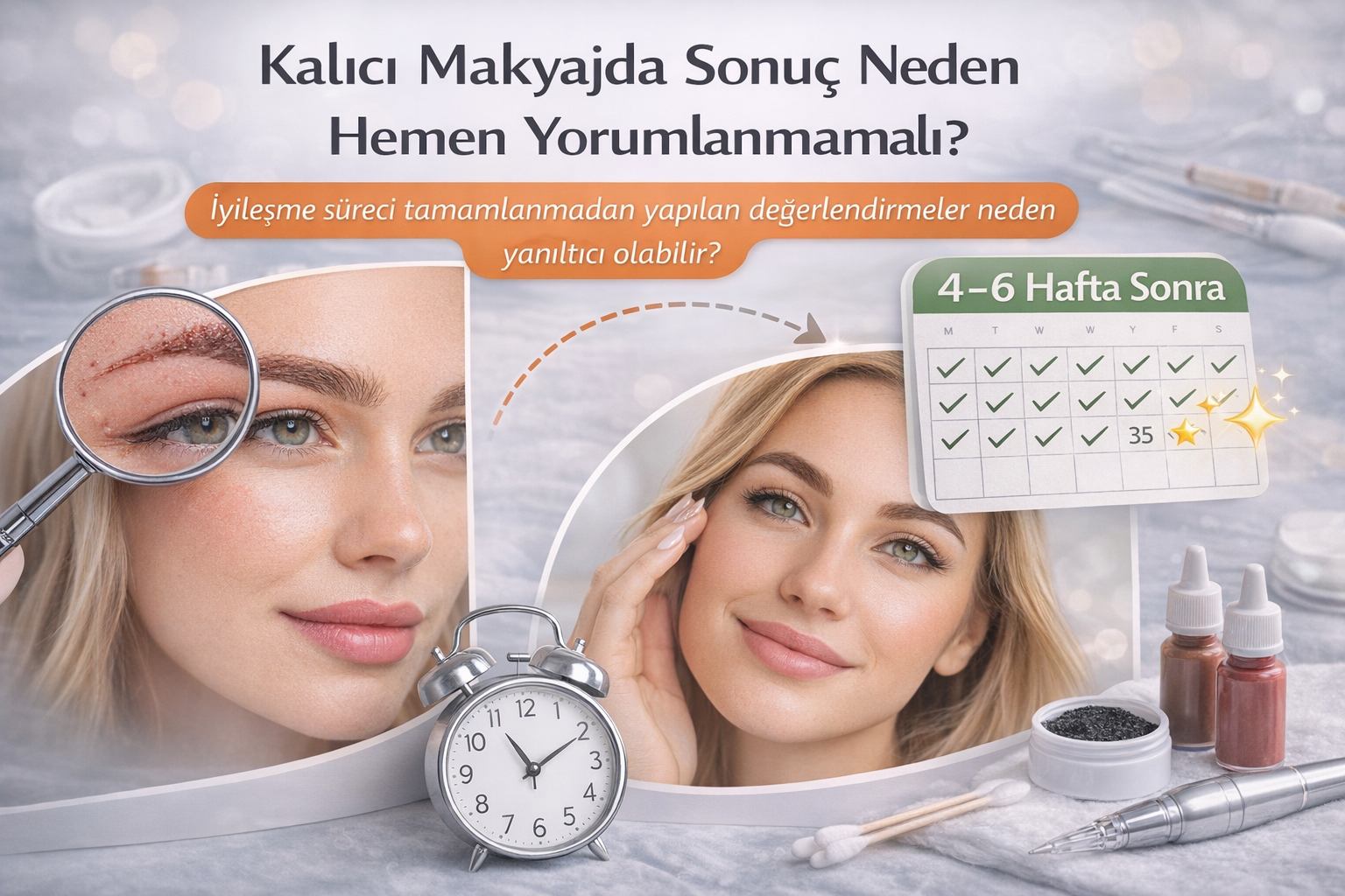 Kalıcı Makyajda Sonuç Neden Hemen Yorumlanmamalı?