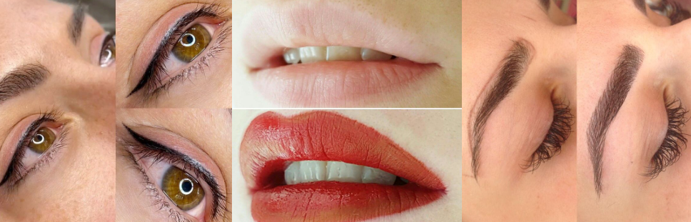 Kaş, Dudak ve Eyeliner Pmu Tekniklerinin Karşılaştırılması