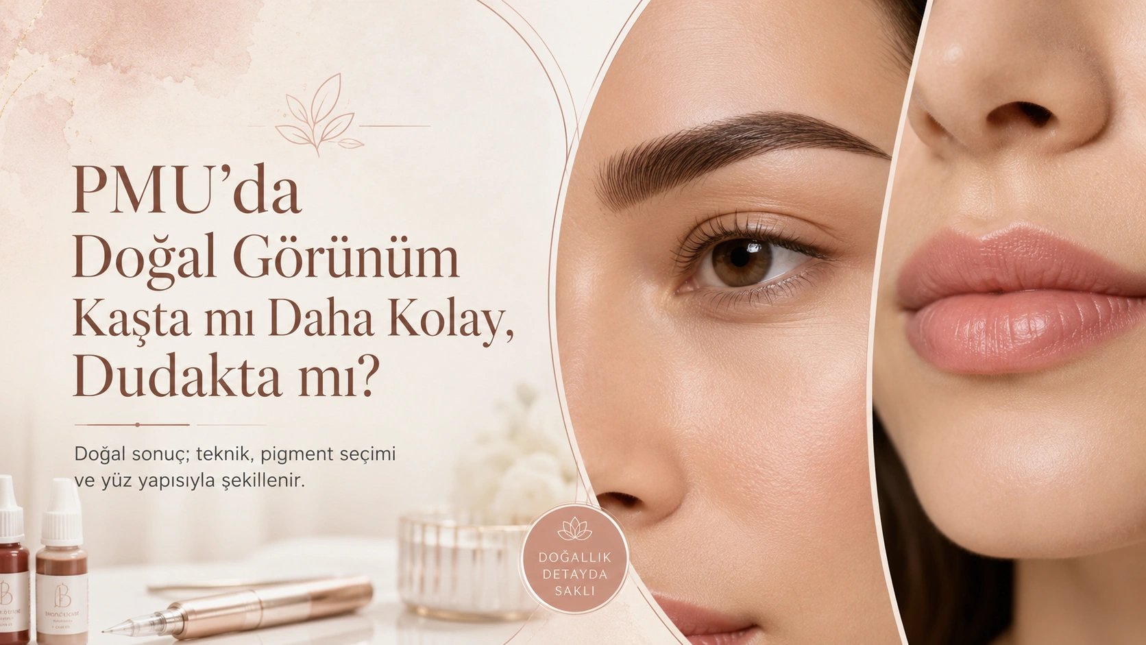 PMU'da Doğal Görünüm: Kaş mı Dudak mı? | Rehber
