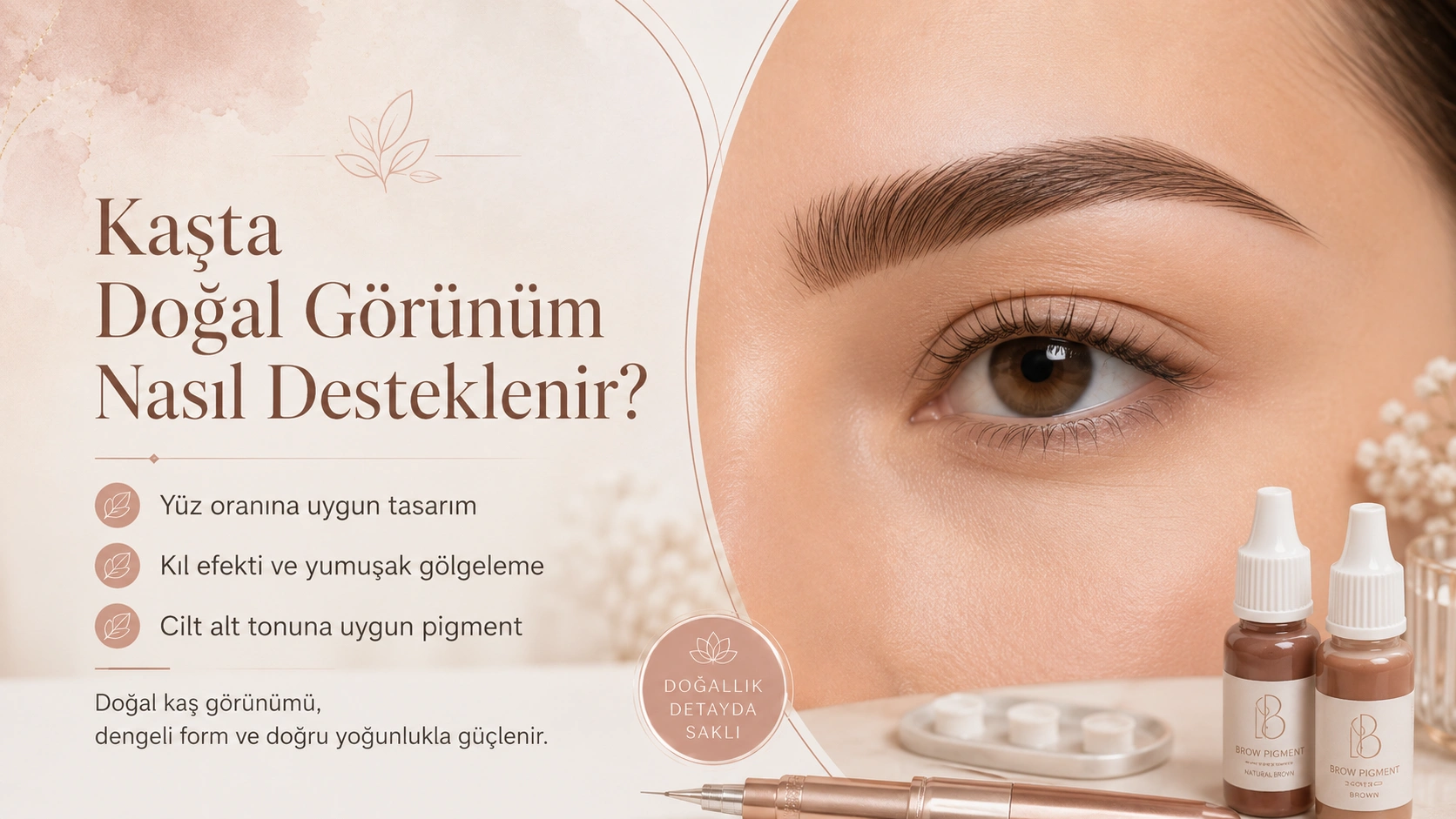 Doğal görünümlü kaş PMU planlaması