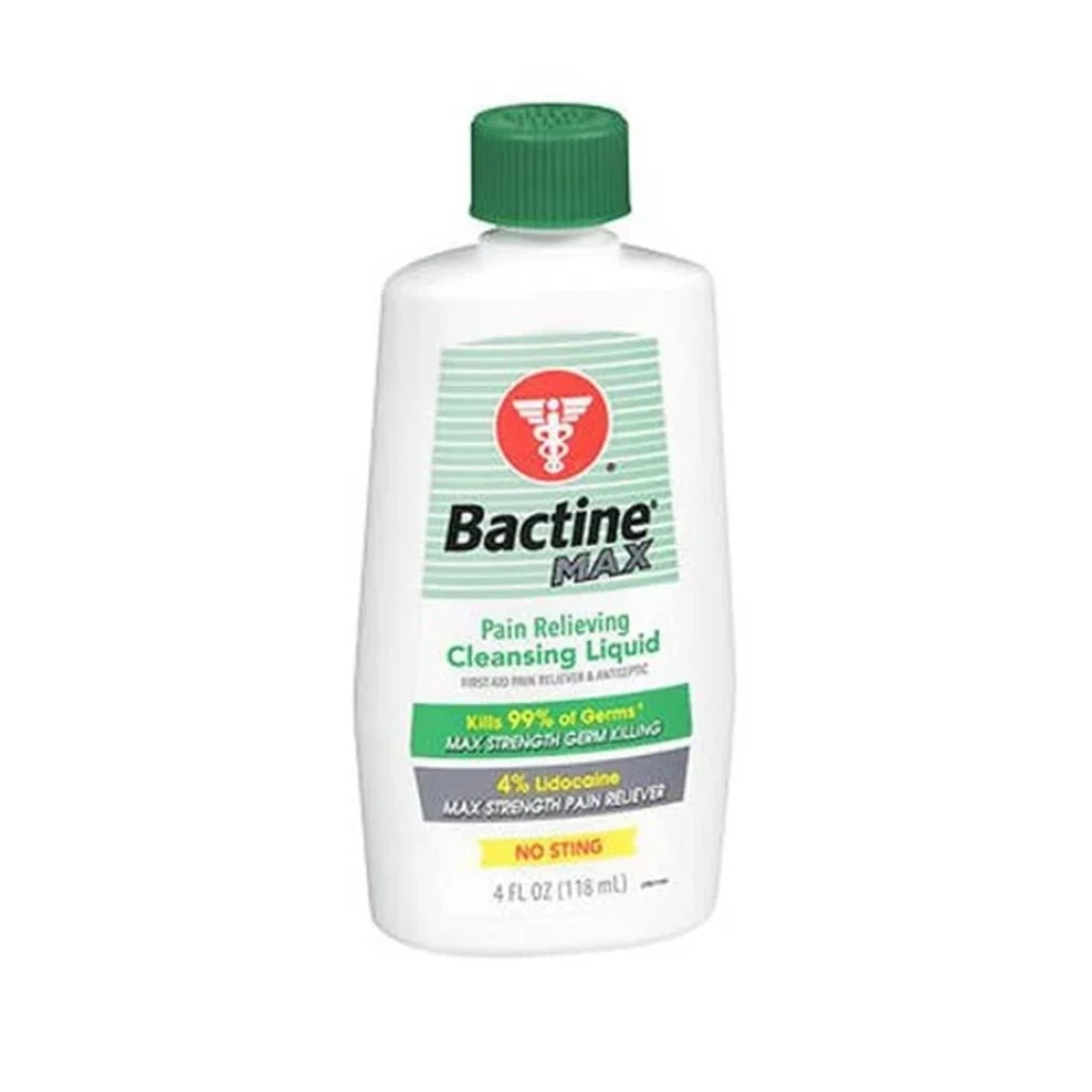 Bactine Max - Anestezik ve Antiseptik Solüsyon - 4 oz Şişe