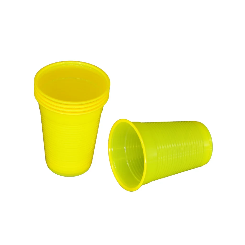 Dövme İğne Yıkama Bardağı Sarı 200 ml 50’li