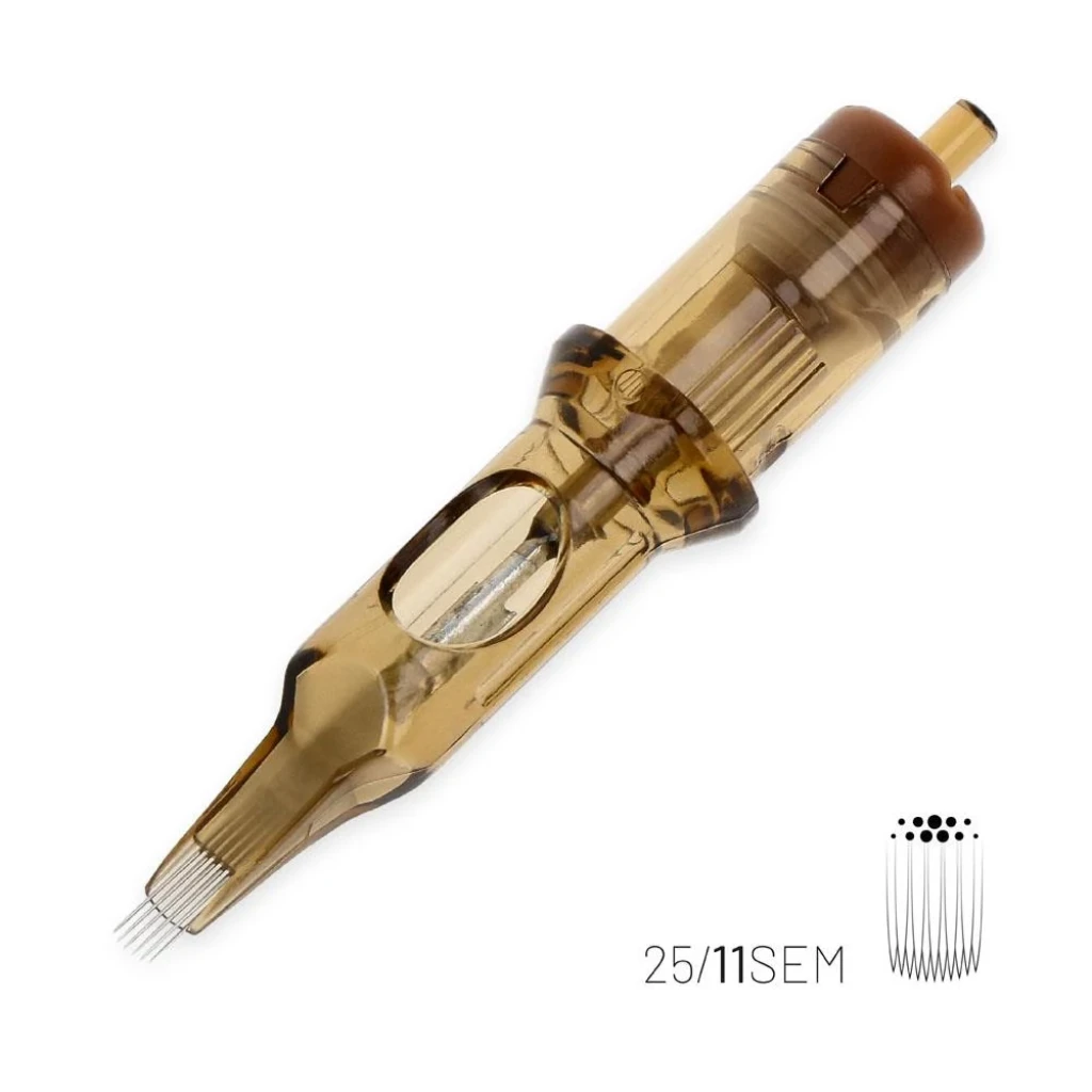 Kwadron 0811 SEMLT 11 SEMLT 0.25 mm Soft Edge Magnum Long Taper Kartuş Dövme İğnesi 20 Adet