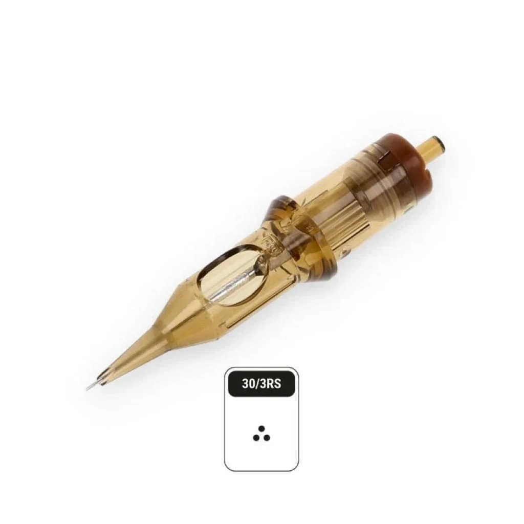 Kwadron 1003 RSLT 3 RS 0.30 mm Round Shader Long Taper Kartuş Dövme İğnesi 20 Adet