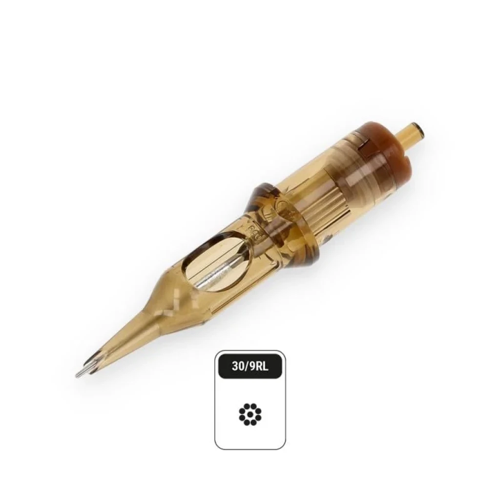 Kwadron 1009 RLLT 9 RL 0.30 mm Round Liner Long Taper Kartuş Dövme İğnesi 20 Adet