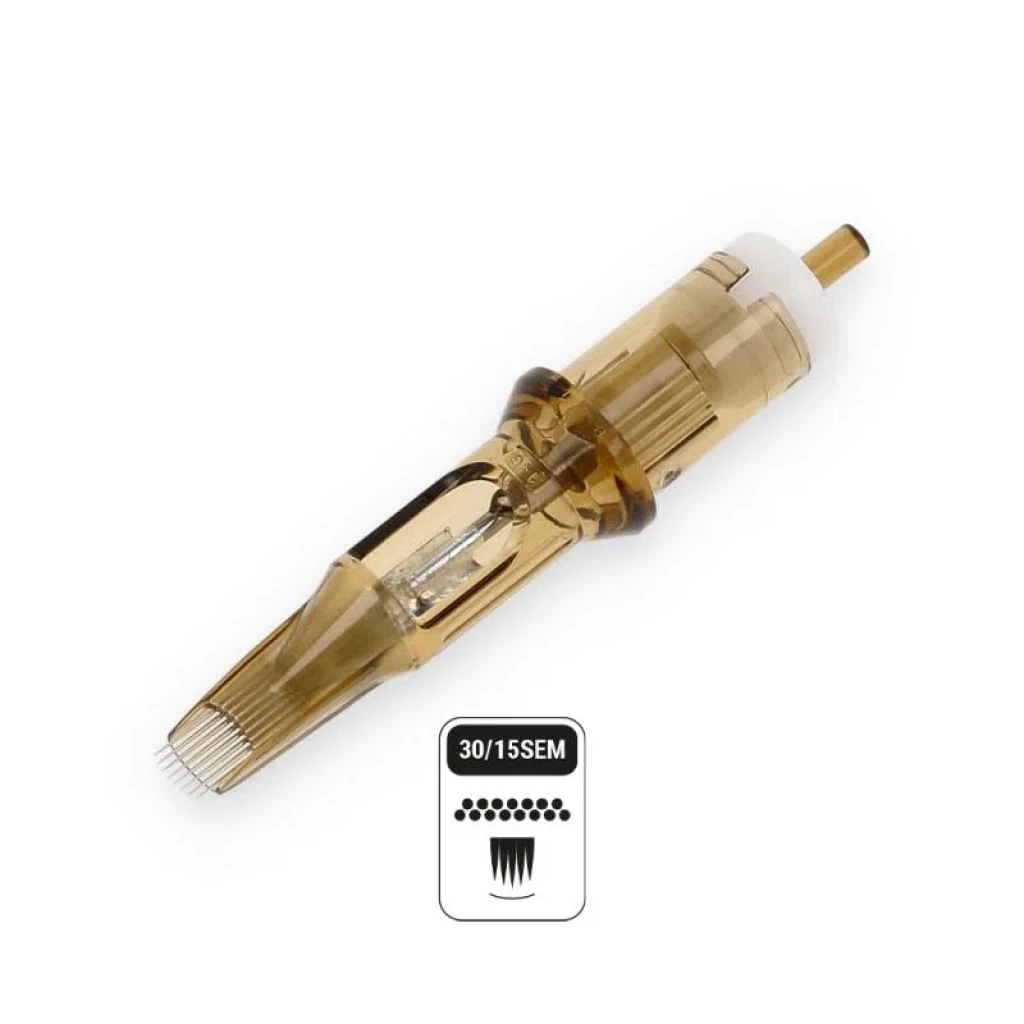 Kwadron 1015 SEMLT 15 SEMLT 0.30 mm Soft Edge Magnum Long Taper Kartuş Dövme İğnesi 20 Adet