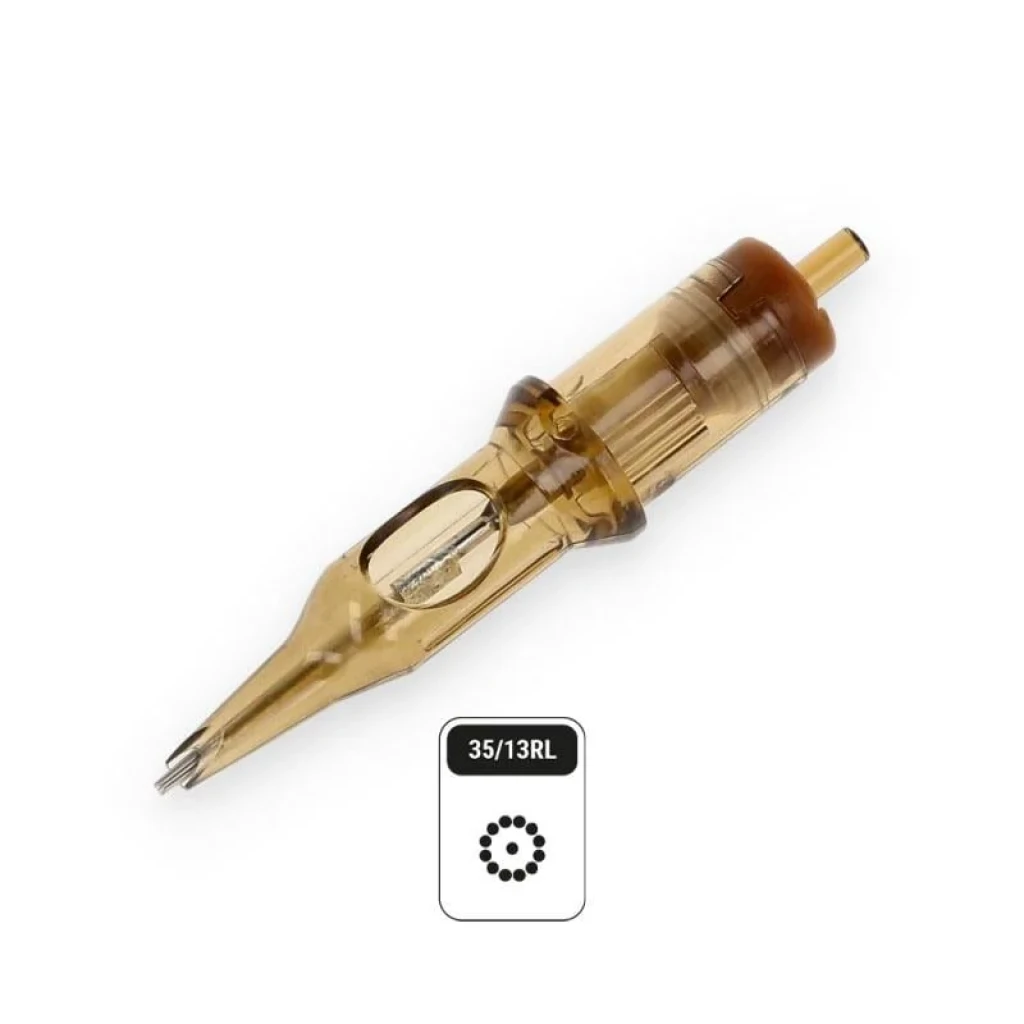 Kwadron 1203 RLLT 3 RL 0.35 mm Round Liner Long Taper Kartuş Dövme İğnesi 20 Adet
