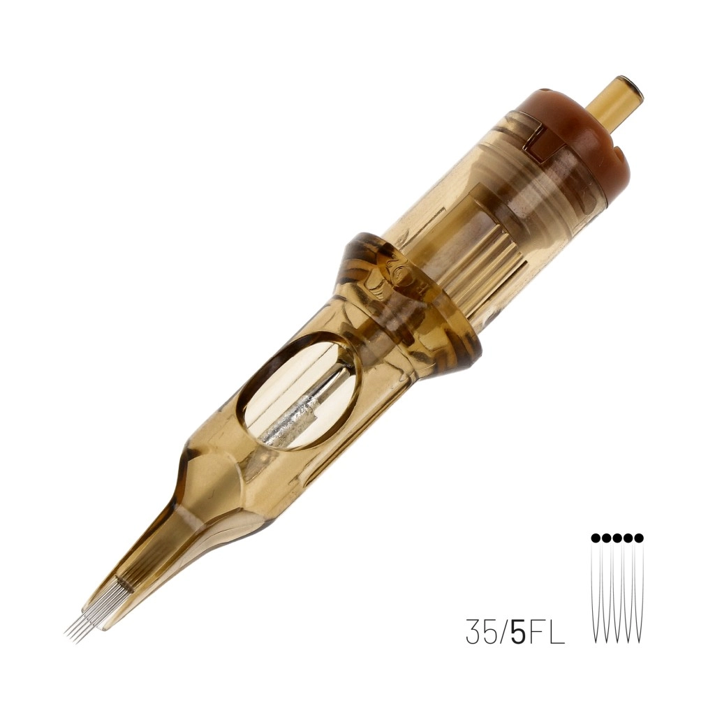 Kwadron 1205 FLLT 5 FL Flat Long Taper Kartuş Dövme İğnesi 20 Adet