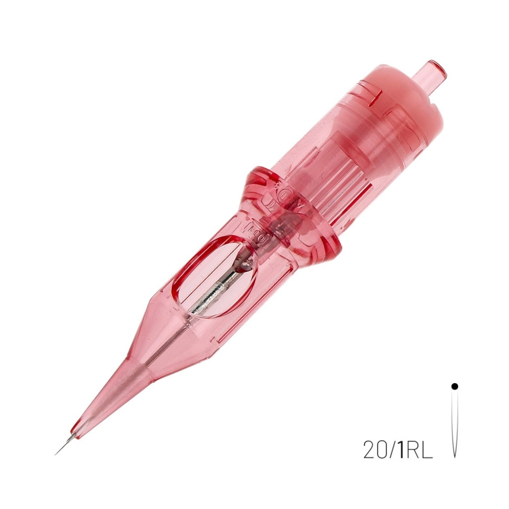 Kwadron PMU Optima 20/1 RLLT Round Liner Long Taper - Kartuş PMU İğnesi