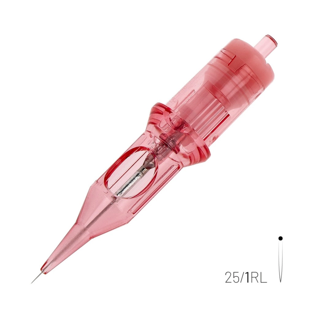 Kwadron PMU Optima 25/1 RLLT 1RL 0.25 mm Long Taper Kartuş PMU İğnesi 20 Adet