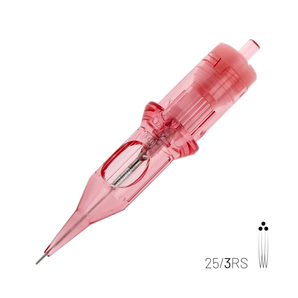 Kwadron PMU Optima 25/3 RSPT-T Round Shader Point Taper - Kartuş PMU İğnesi