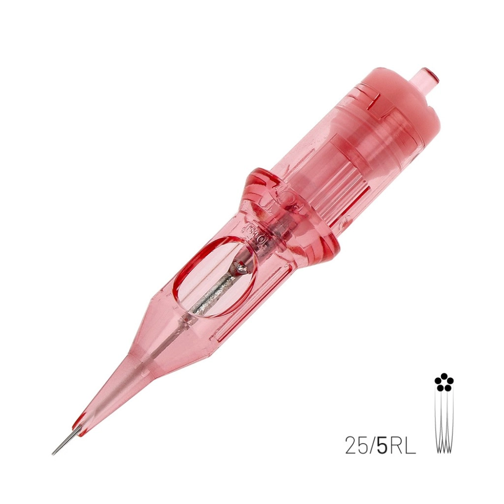Kwadron PMU Optima 25/5 RLLT Round Liner Long Taper - Kartuş PMU İğnesi