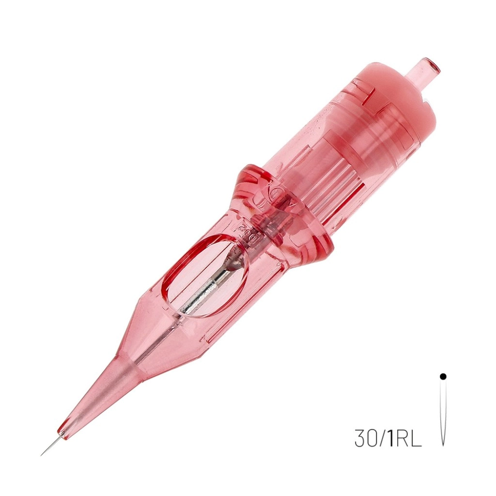Kwadron PMU Optima 30/1 RLLT Round Liner Long Taper - Kartuş PMU İğnesi