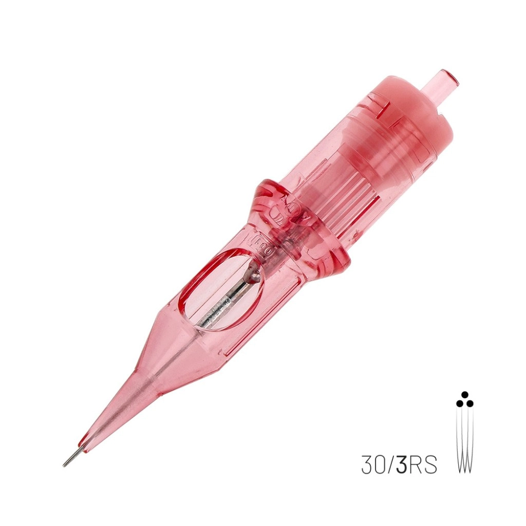 Kwadron PMU Optima 30/3 RSPT Round Shader Point Taper - Kartuş PMU İğnesi