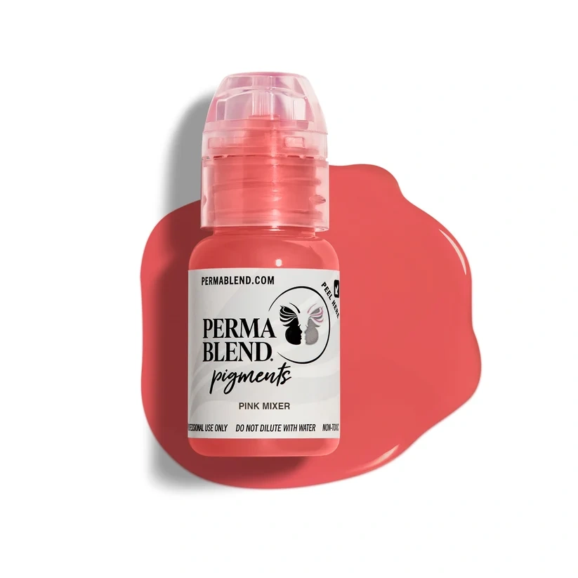 Perma Blend Pink Mixer Sıcak Pembe Areola Karışım Pigmenti 15ml