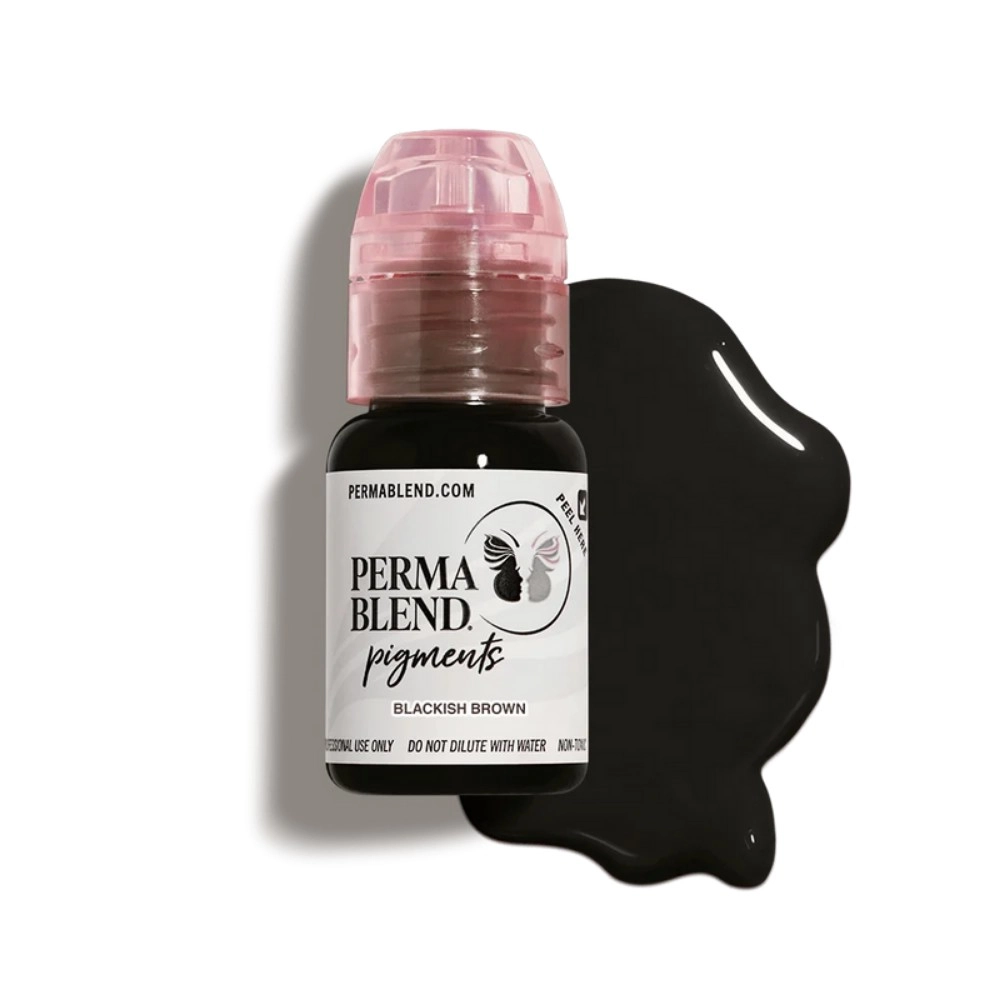 Perma Blend Blackish Brown 15 ml Kaş ve Eyeliner PMU Pigmenti