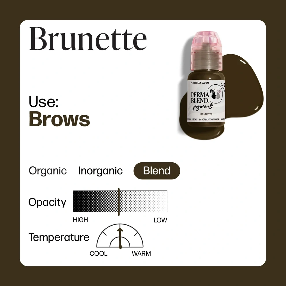 Perma Blend Brunette Orta Kahve Kaş Pigmenti 15ml Perma Blend Brunette Orta Kahve Kaş Pigmenti 15ml