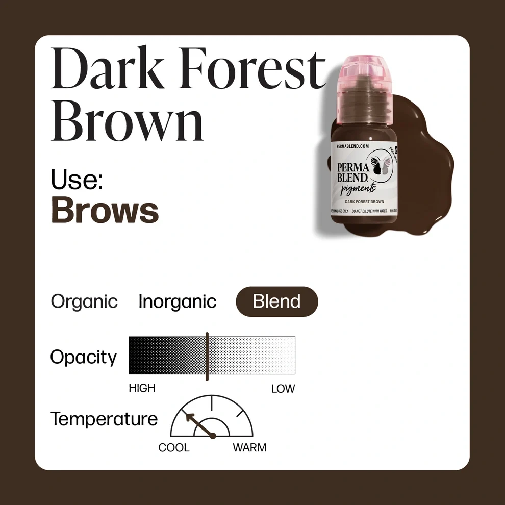 Perma Blend Dark Forest Brown Koyu Kahve Kaş Pigmenti 15ml Perma Blend Dark Forest Brown Koyu Kahve Kaş Pigmenti 15ml
