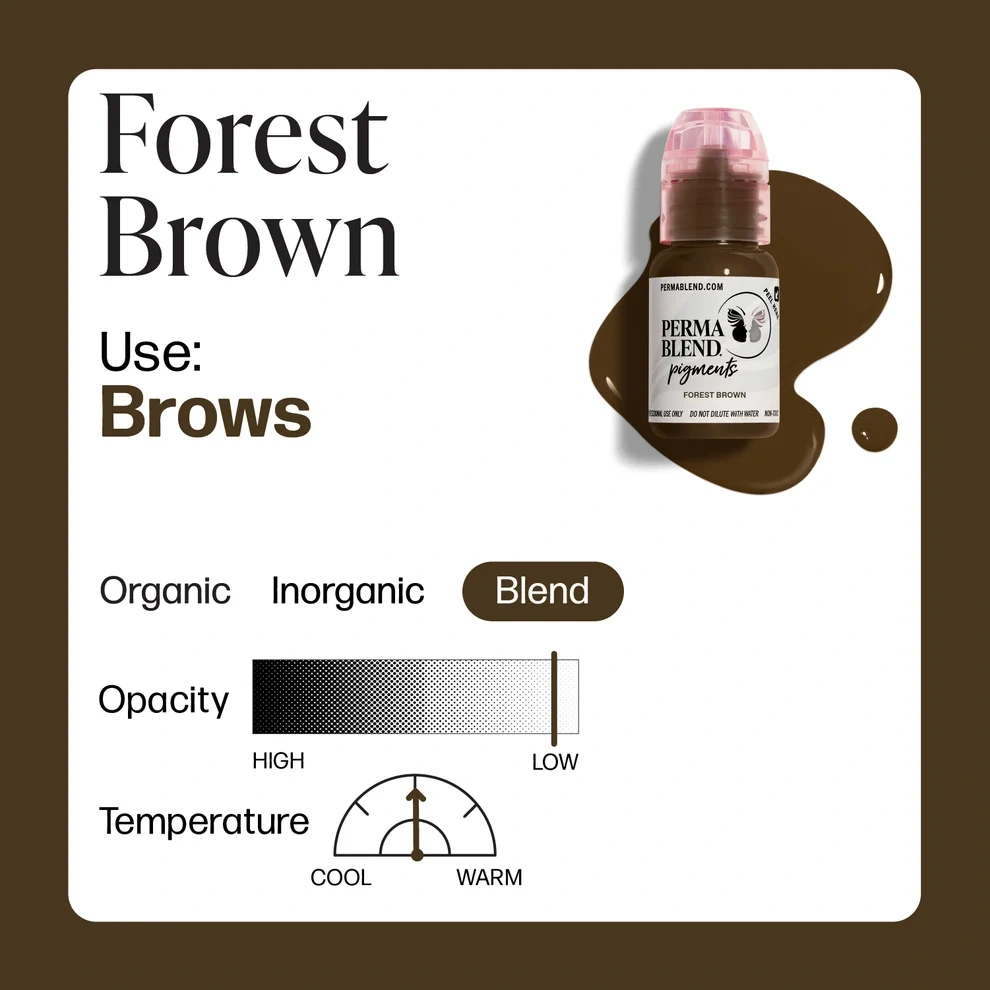 Perma Blend Forest Brown Nötr Orta Kahve Kaş Pigmenti 15ml Perma Blend Forest Brown Nötr Orta Kahve Kaş Pigmenti 15ml