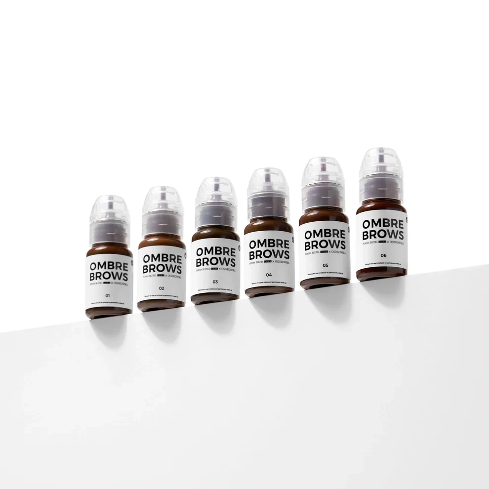 Perma Blend LUXE Paulina Osinkowska Ombre Brows 6'lı Kaş Pigment Seti 6x15ml Perma Blend LUXE Paulina Osinkowska Ombre Brows 6'lı Kaş Pigment Seti 6x15ml