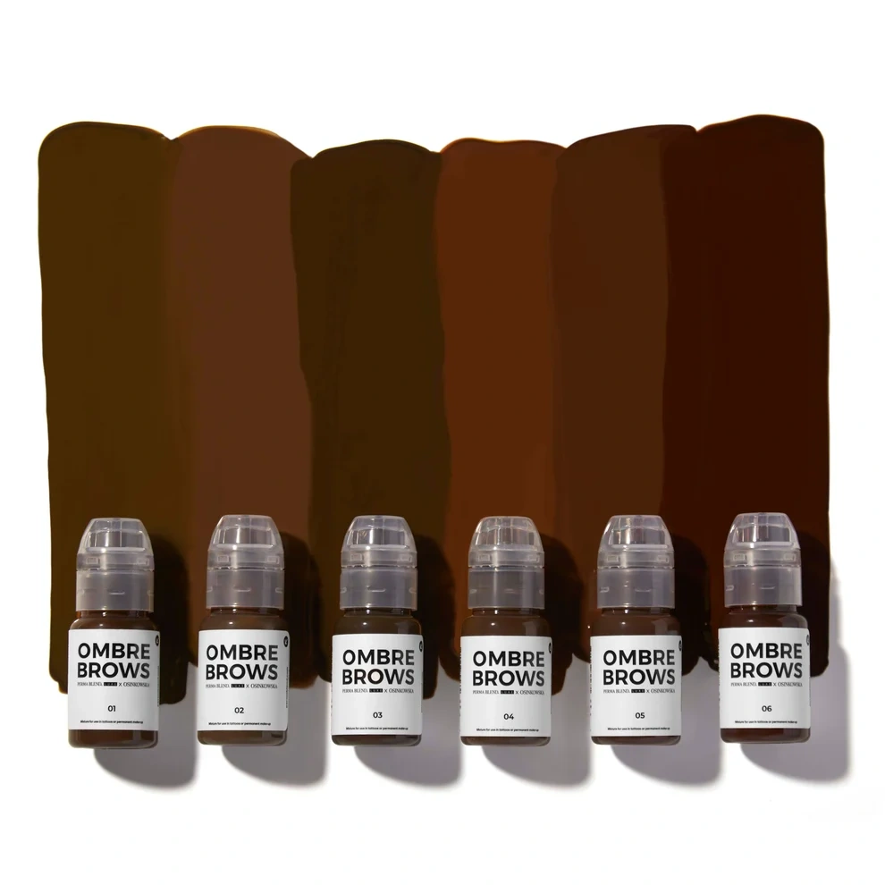 Perma Blend LUXE Paulina Osinkowska Ombre Brows 6'lı Kaş Pigment Seti 6x15ml Perma Blend LUXE Paulina Osinkowska Ombre Brows 6'lı Kaş Pigment Seti 6x15ml