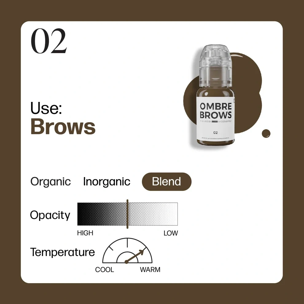 Perma Blend LUXE Paulina Osinkowska Ombre Brows 6'lı Kaş Pigment Seti 6x15ml Perma Blend LUXE Paulina Osinkowska Ombre Brows 6'lı Kaş Pigment Seti 6x15ml