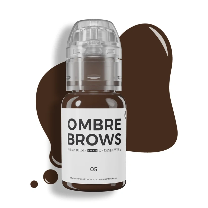 Perma Blend LUXE Paulina Osinkowska Ombre Brows No.5 Derin Kahve Kaş Pigmenti 15ml