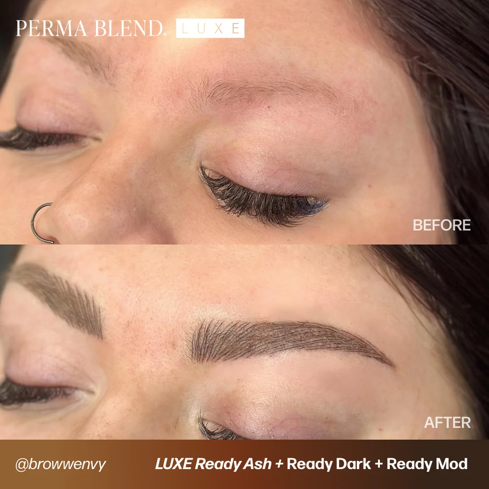 Perma Blend LUXE Ready Ash Nötr-Soğuk Küllü Kahve Kaş Pigmenti 15ml Perma Blend LUXE Ready Ash Nötr-Soğuk Küllü Kahve Kaş Pigmenti 15ml