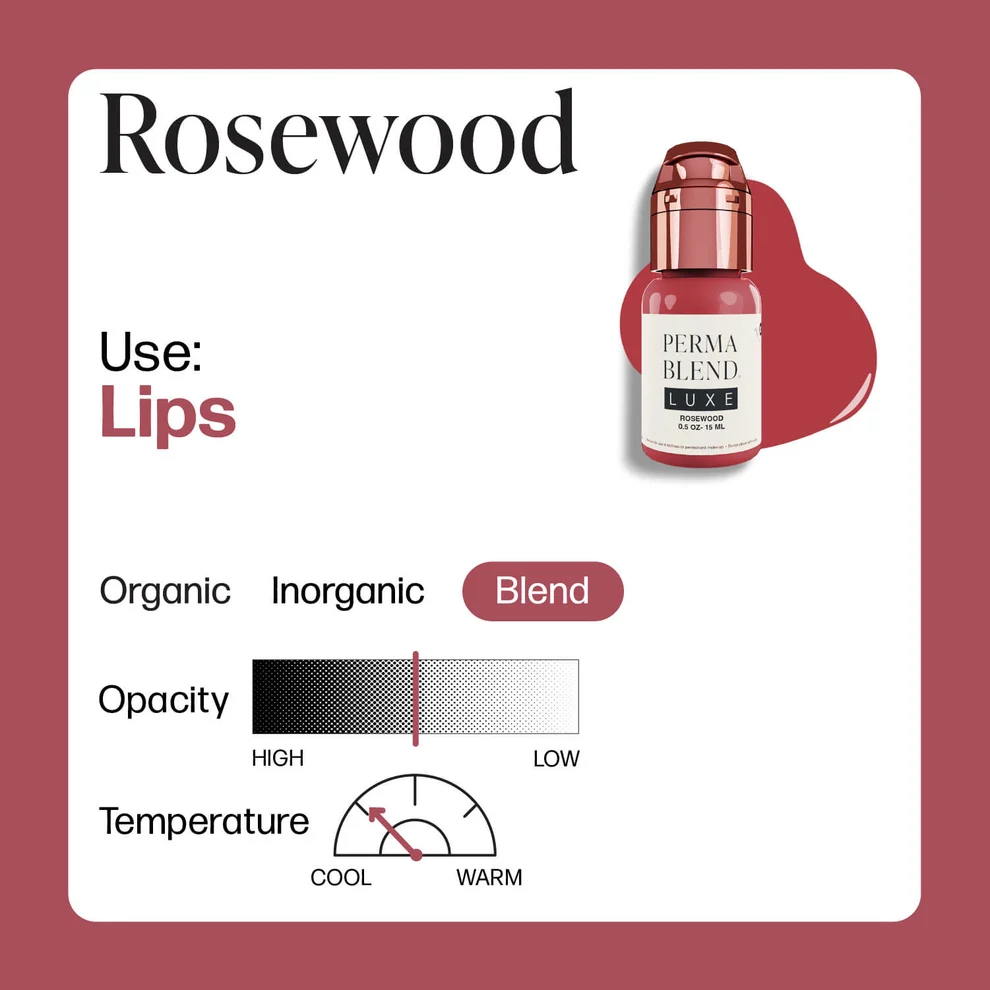Perma Blend LUXE Rosewood Nötr Doğal Pembe Dudak Pigmenti 15ml Perma Blend LUXE Rosewood Nötr Doğal Pembe Dudak Pigmenti 15ml