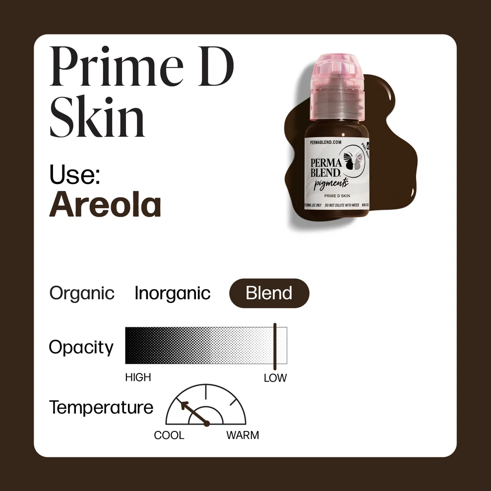 Perma Blend Mandy Sauler Prime D Skin Sıcak Koyu Kahve Areola Pigmenti 15ml Perma Blend Mandy Sauler Prime D Skin Sıcak Koyu Kahve Areola Pigmenti 15ml