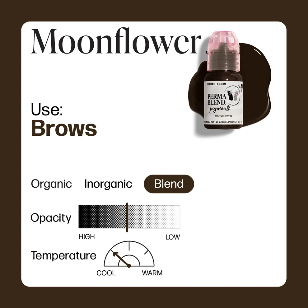 Perma Blend Heritage Moonflower Soğuk Koyu Kahve Kaş Pigmenti 15ml Perma Blend Heritage Moonflower Soğuk Koyu Kahve Kaş Pigmenti 15ml