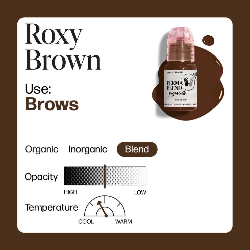 Perma Blend Roxy Brown Sıcak Turuncu Alt Tonlu Koyu Kahve Kaş Pigmenti 15ml Perma Blend Roxy Brown Sıcak Turuncu Alt Tonlu Koyu Kahve Kaş Pigmenti 15ml