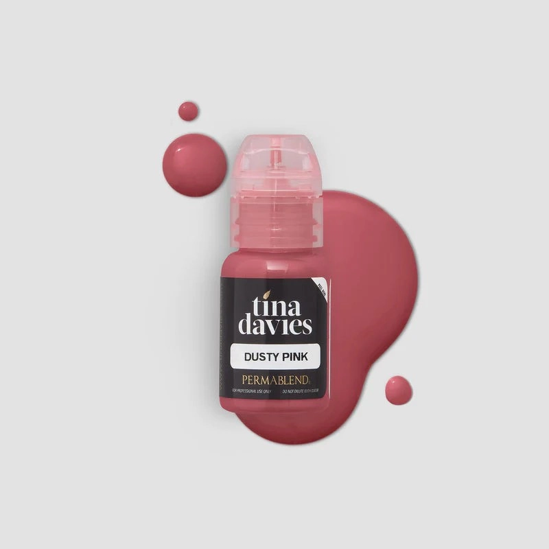 Perma Blend Tina Davies Collection Dusty Pink 15 ml Dudak PMU Pigmenti