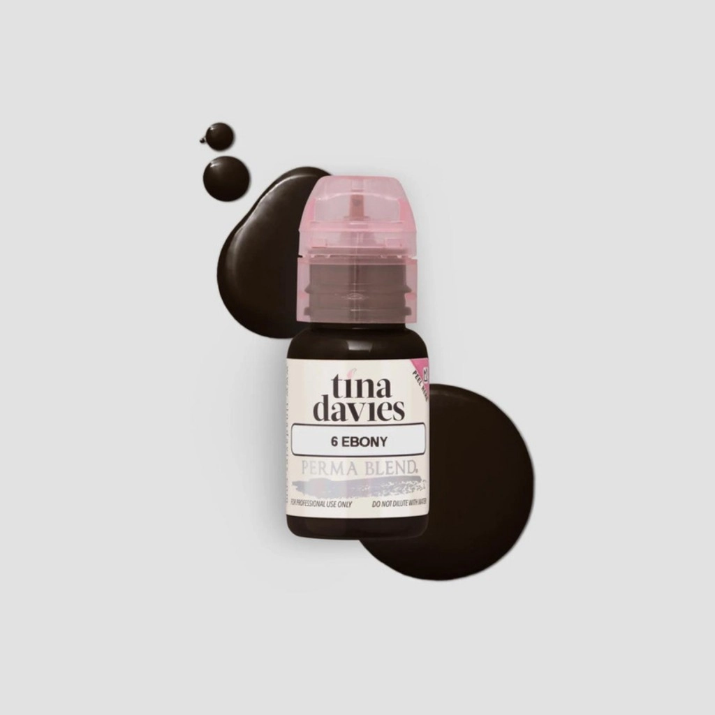 Perma Blend Tina Davies Collection Ebony 15 ml Kaş PMU Pigmenti