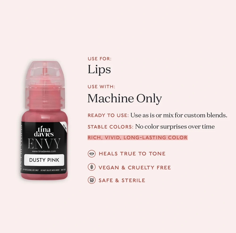 Perma Blend Tina Davies Envy Dusty Pink Nötr Toz Pembe Dudak Pigmenti 15ml Perma Blend Tina Davies Envy Dusty Pink Nötr Toz Pembe Dudak Pigmenti 15ml