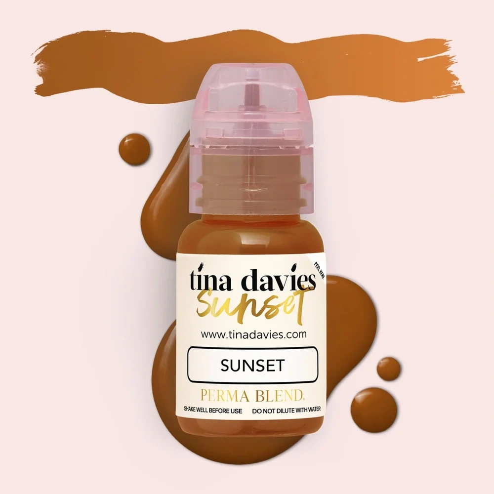 Perma Blend Tina Davies Sunset Sıcak Açık Altın Blonde Kaş Pigmenti 15ml