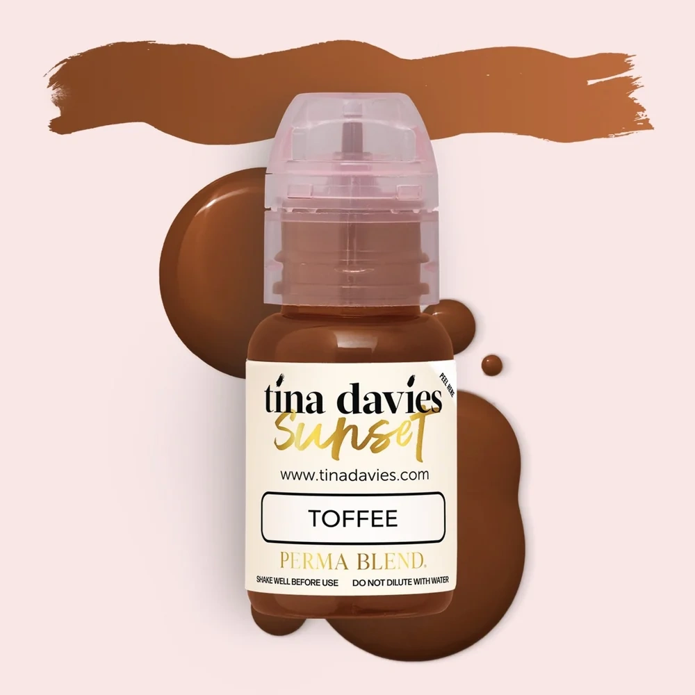 Perma Blend Tina Davies Sunset Toffee Sıcak Kızıl-Kahve Kaş Pigmenti 15ml