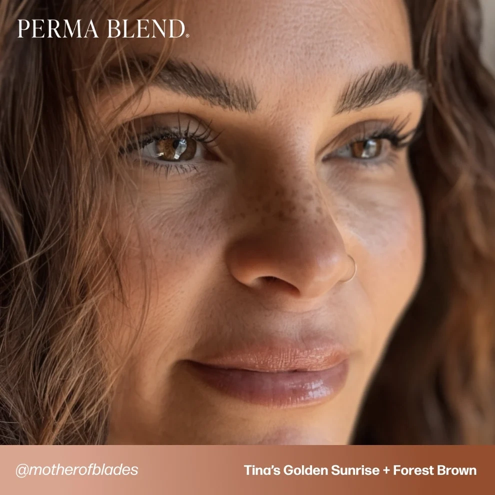 Perma Blend Tina’s Gold Sunrise Sıcak Orta Kahve Kaş Pigmenti ve Modifier 15ml Perma Blend Tina’s Gold Sunrise Sıcak Orta Kahve Kaş Pigmenti ve Modifier 15ml