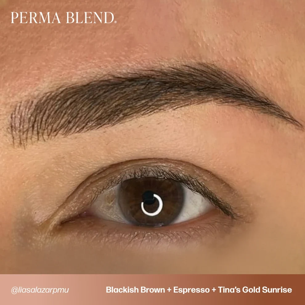 Perma Blend Tina’s Gold Sunrise Sıcak Orta Kahve Kaş Pigmenti ve Modifier 15ml Perma Blend Tina’s Gold Sunrise Sıcak Orta Kahve Kaş Pigmenti ve Modifier 15ml