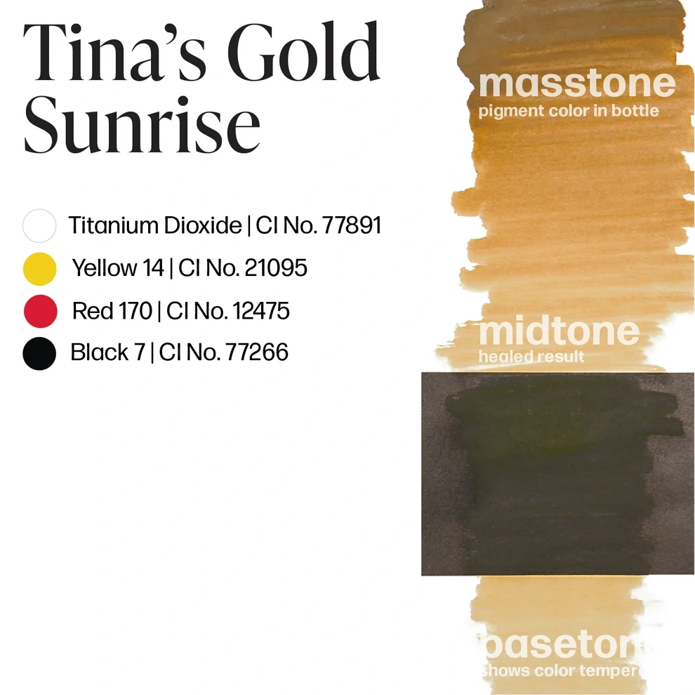 Perma Blend Tina’s Gold Sunrise Sıcak Orta Kahve Kaş Pigmenti ve Modifier 15ml Perma Blend Tina’s Gold Sunrise Sıcak Orta Kahve Kaş Pigmenti ve Modifier 15ml