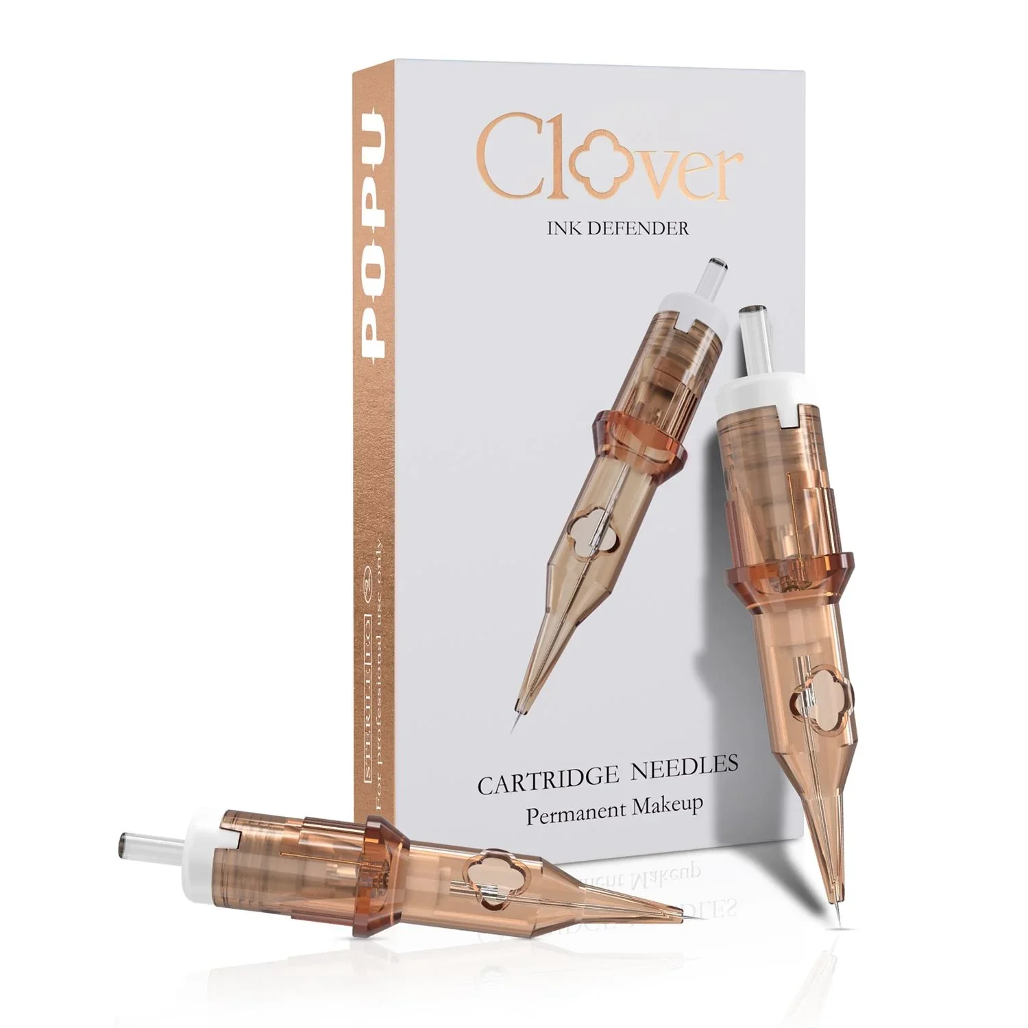 POPU Clover 0803 RLLT 3 RL 0.25 mm Long Taper Kalıcı Makyaj İğnesi 20'li