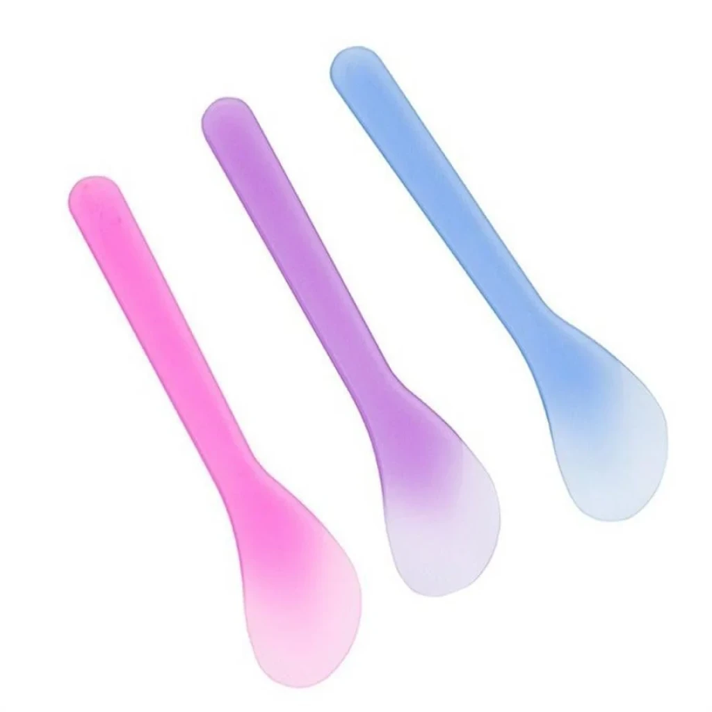 Vazelin Sürme Spatulası - Karışık Renkli Plastik Dövme Spatulası 80 Adet